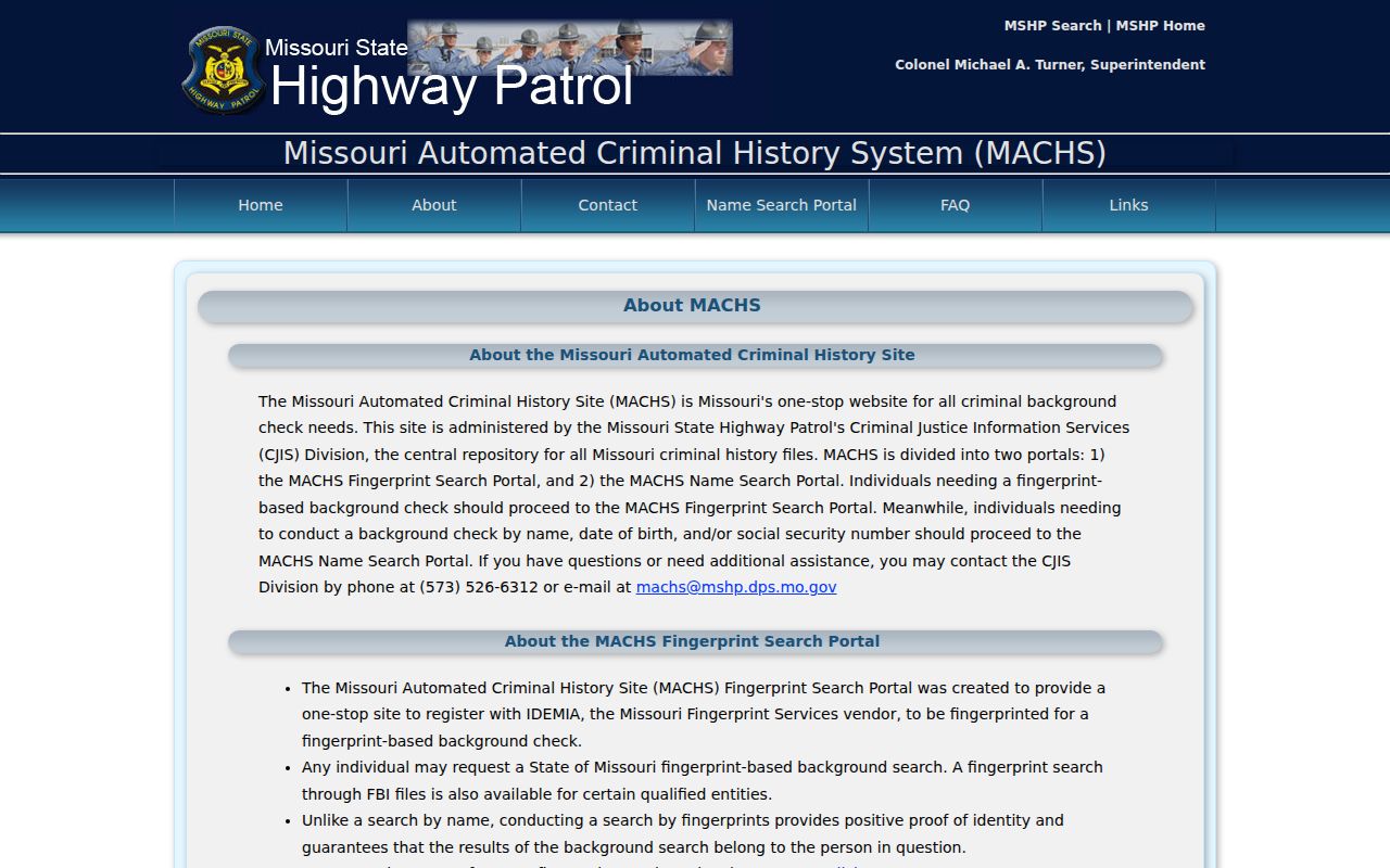 Madison County criminal record name and fingerprint search overview