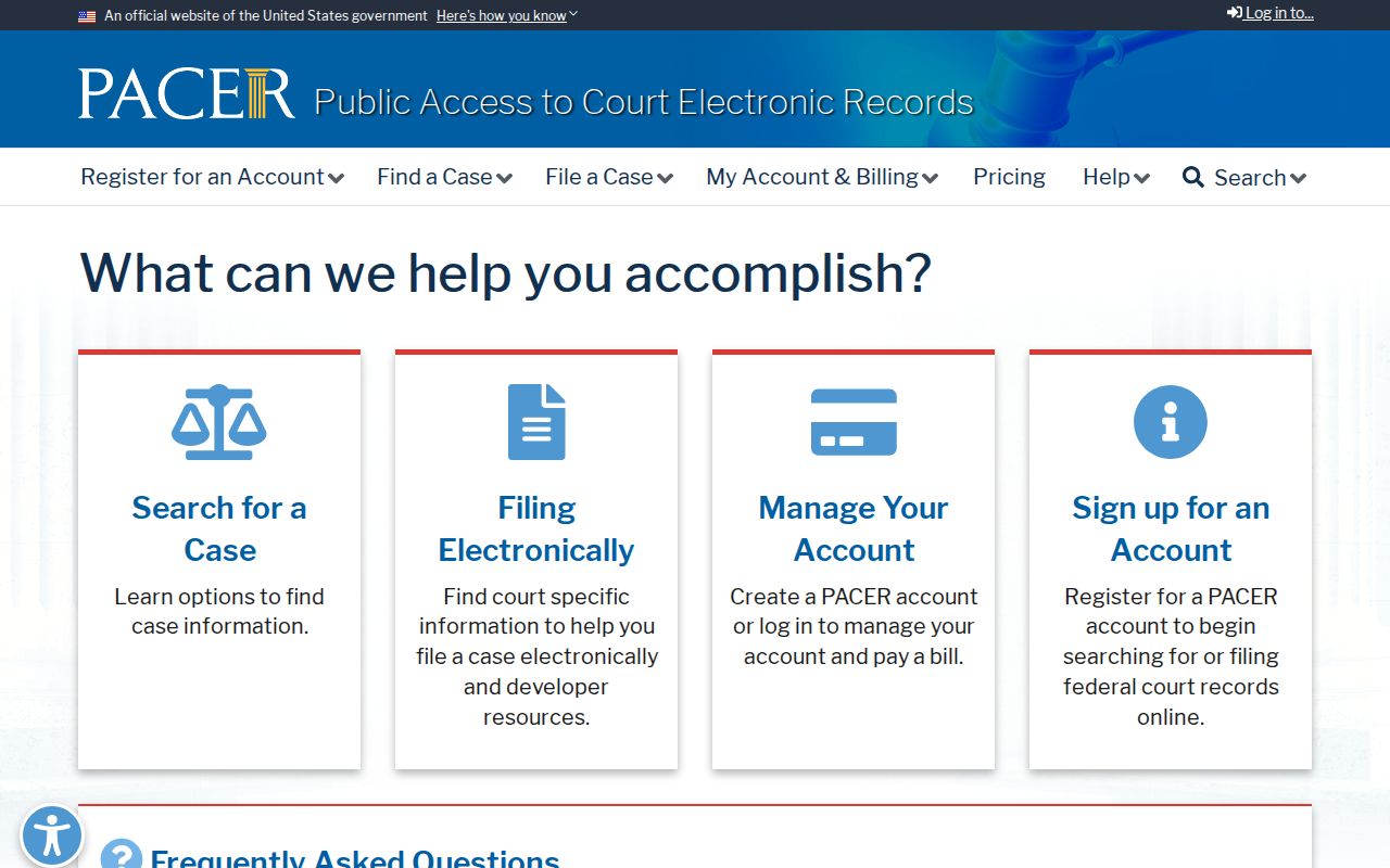 Madison County federal criminal court record access through PACER